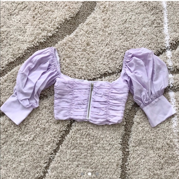 SOLD. NWOT Georgia Alice Puff Sleeve Top - Picture 6 of 7